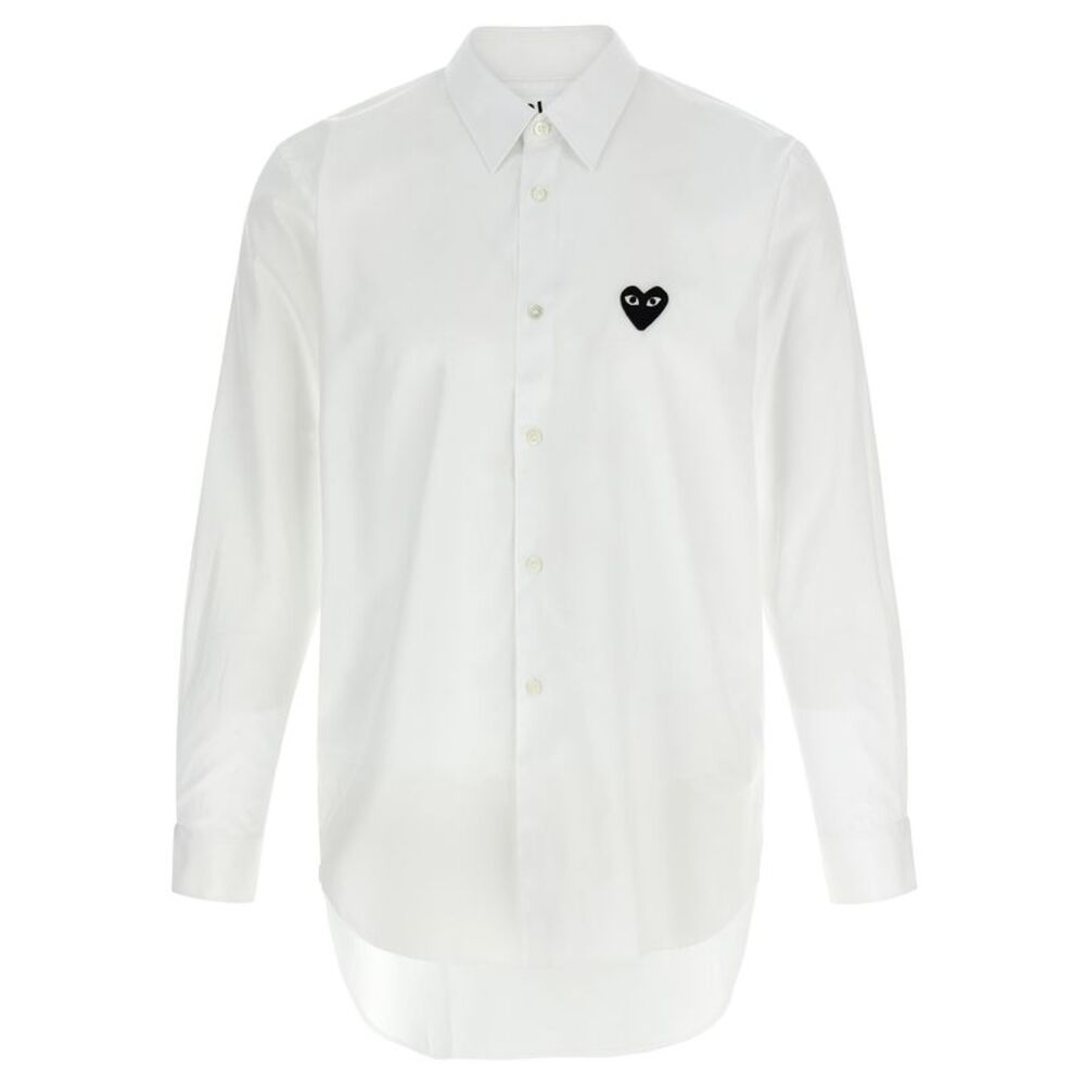 Comme Des Garçons Play White Cotton Men's Blouse